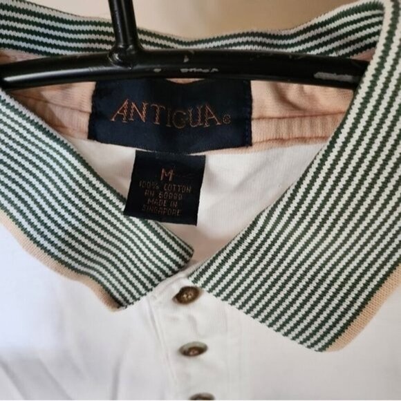 Antigua The Disney Store Embellished Mickey Mouse Golf SS Sz. M polo - Picture 2 of 10